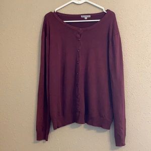 Women’s DE Collection Brown Sweater/Cardigan, XXL